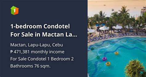 condo for sale in mactan cebu philippines|Condotel For Sale in Mactan, Cebu .